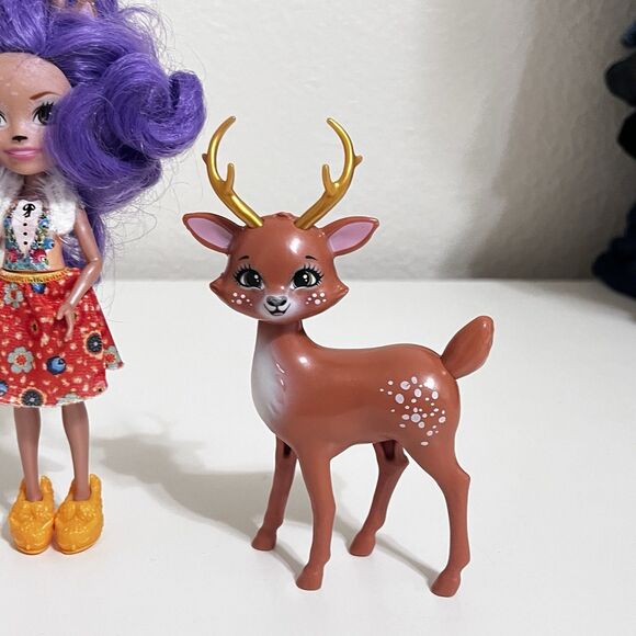 Mattel Enchantimals Dolls Animals Accessories Lot Deer Elephant Owl Bear Bunny - Picture 4 of 16